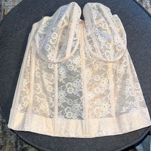 Lace corset bra Sz 34G
